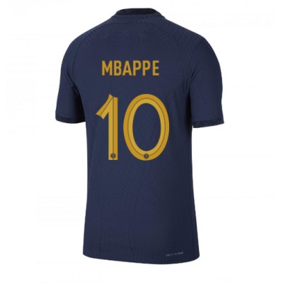 Frankrike Kylian Mbappe #10 Hjemmedrakt VM 2022 Kortermet
